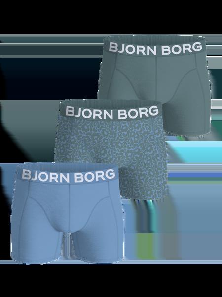 Björn Borg Organic Cotton Stretch Boxers 3-pack Blå, XL