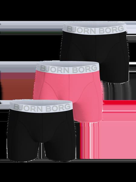 Björn Borg Organic Cotton Stretch Boxers 3-pack Sort, XL