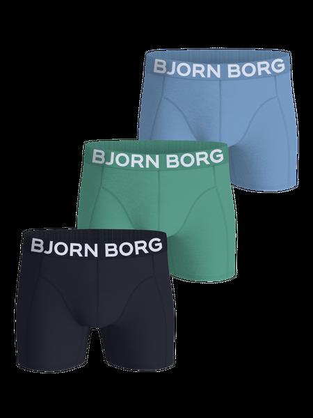 Björn Borg Organic Cotton Stretch Boxers 3-pack Blå, XL