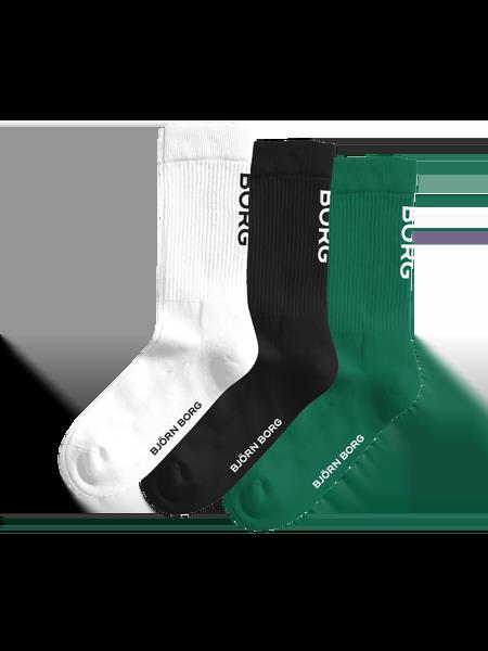 Björn Borg Classic Crew Socks 3-pack Sort, 41-45