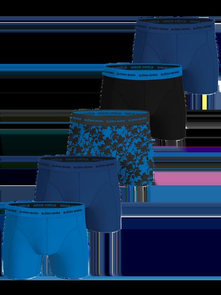 Björn Borg Cotton Stretch Boxers 5-pack Sort, XXL