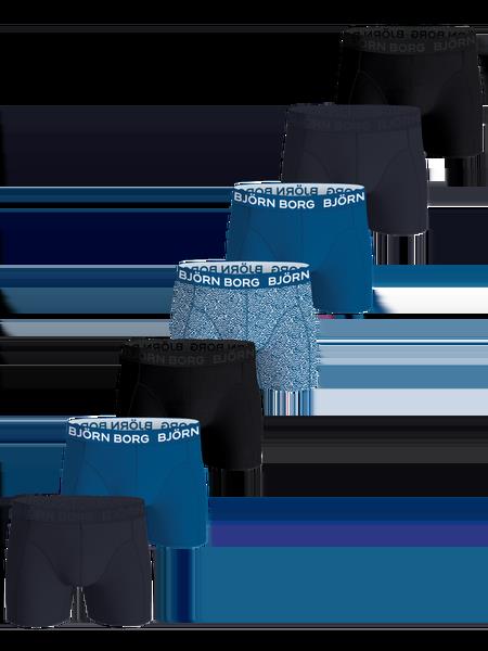 Björn Borg Cotton Stretch Boxers 7-pack Sort, XXL