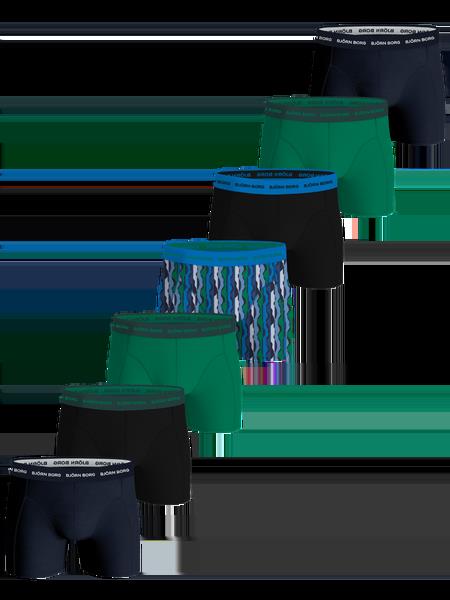 Björn Borg Cotton Stretch Boxers 7-pack Sort, XXL