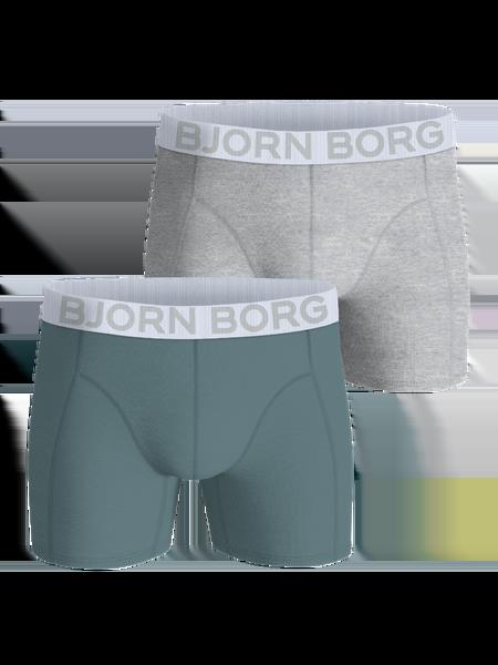 Björn Borg Organic Cotton Stretch Boxers 2-pack Grå, XXL