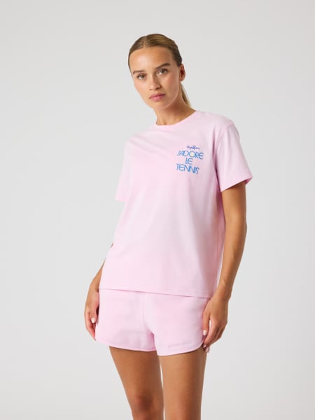 Björn Borg Borg Cotton T-shirt Pink, XS