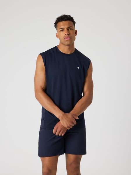 Björn Borg Ace Mesh Panel Tank Marineblå, S