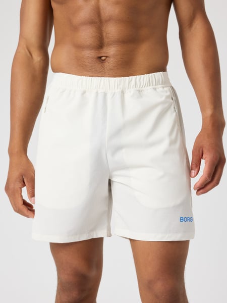 Björn Borg Borg Zip Shorts 7 Inch Hvid, XL