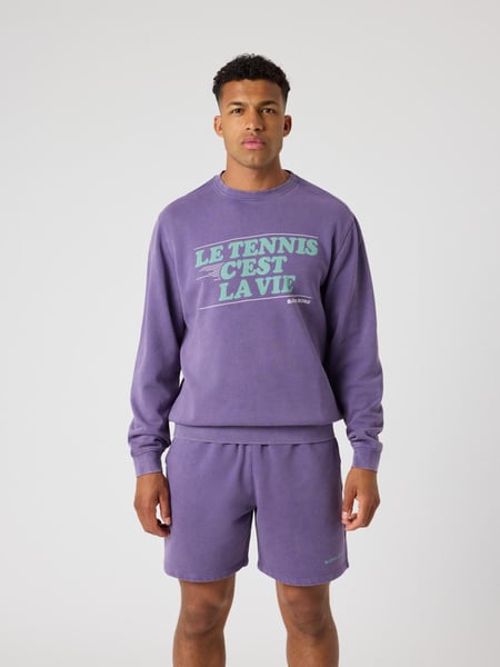 Björn Borg Borg Classic Print Sweatshirt Lilla, XL