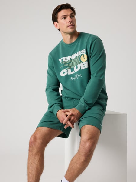 Björn Borg Borg Classic Print Sweatshirt Grøn, M