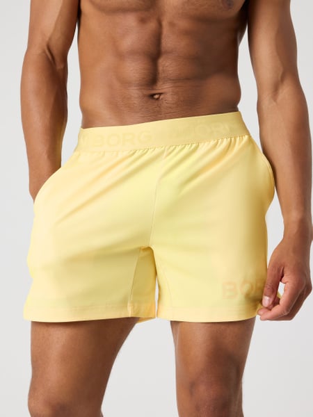 Björn Borg Borg Shorts 6 Inch Gul, S
