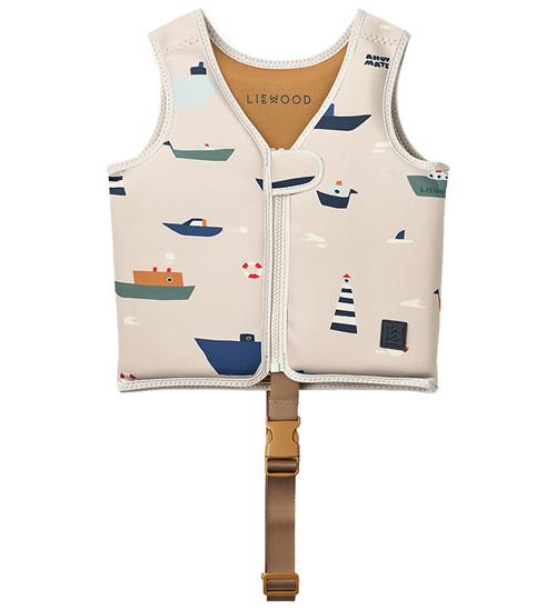 Liewood Svømmevest - 15-19 kg - Dove - Sailing/Sandy