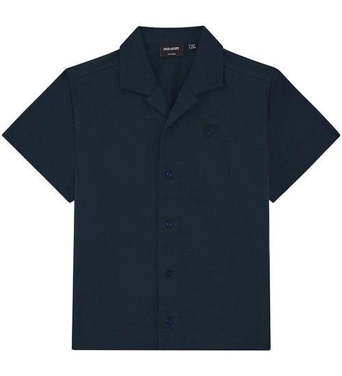 Lyle & Scott Skjorte - Bomuld/Hør - Dark Navy