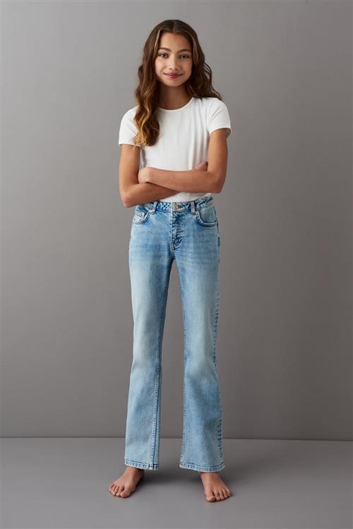 Gina Tricot - Bootcut jeans - Bootcut jeans til piger 9–14 år - Blå - 152 - Pige