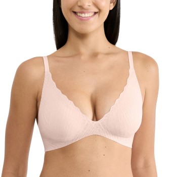 Sloggi BH ZERO Feel Bliss Push-Up Bra Lyserosa Small Dame