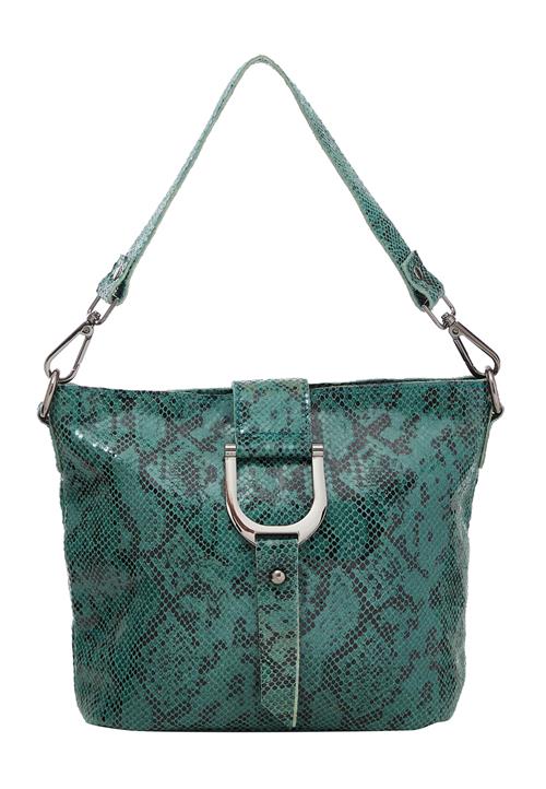 NAEMI Skuldertaske  smaragd / sort