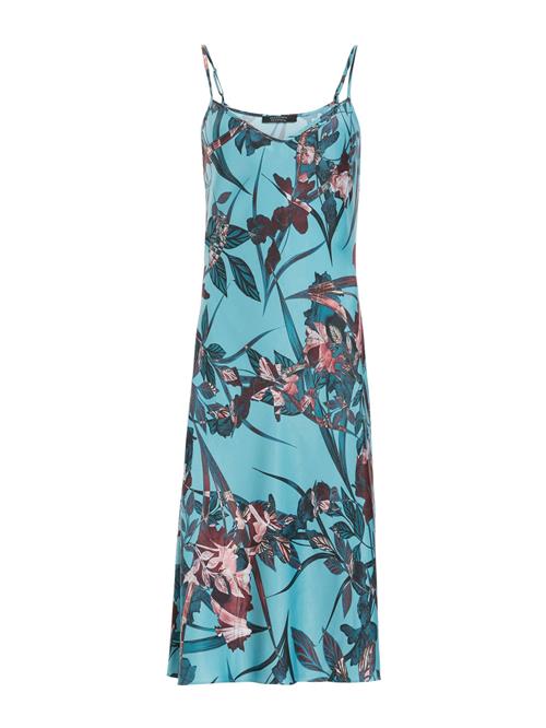 AllSaints Kjole 'BRYONY BATU'  aqua / cyanblå / vinrød / offwhite