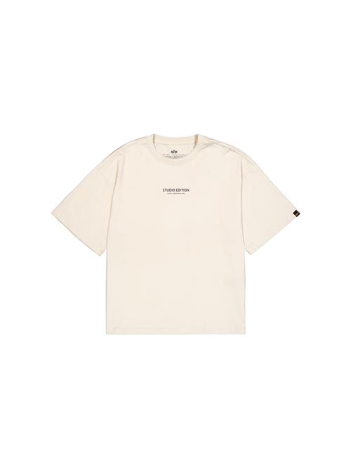 ALPHA INDUSTRIES Bluser & t-shirts 'Studio Edition BP'  beige / lilla / sort