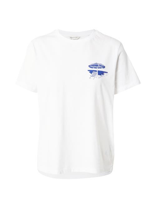 GANT Shirts  blå / hvid