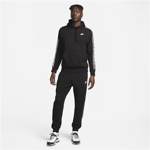 Nike Club Fleece-tracksuit med grafik og hætte til mænd - sort