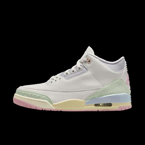 Air Jordan 3 Retro "Sail and Jade Aura"-sko til mænd - hvid