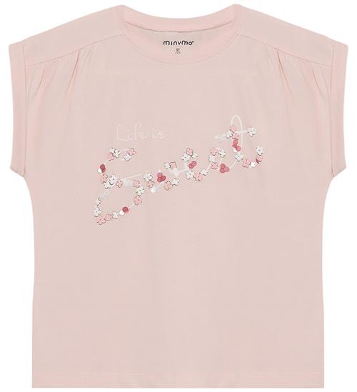 Minymo T-shirt - Peach Blush