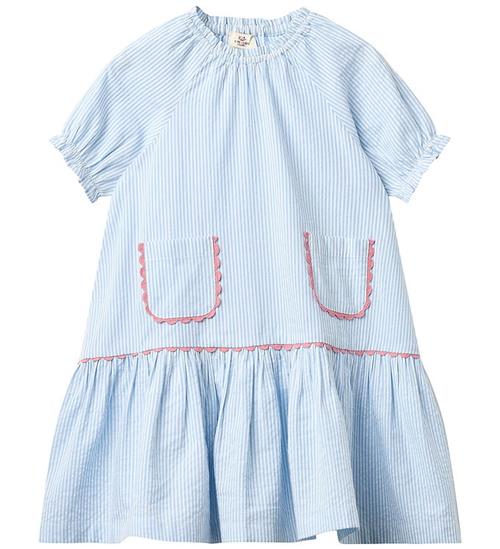 Copenhagen Colors Kjole - Sky Blue/Cream