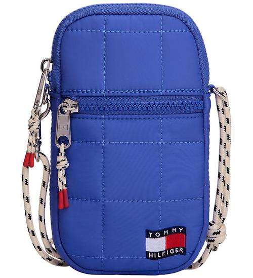 Tommy Hilfiger Skuldertaske - Wavy Quilted Phone - Empire Blue