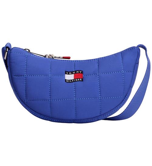 Tommy Hilfiger Skuldertaske - Wavy Quilted Moon - Empire Blue