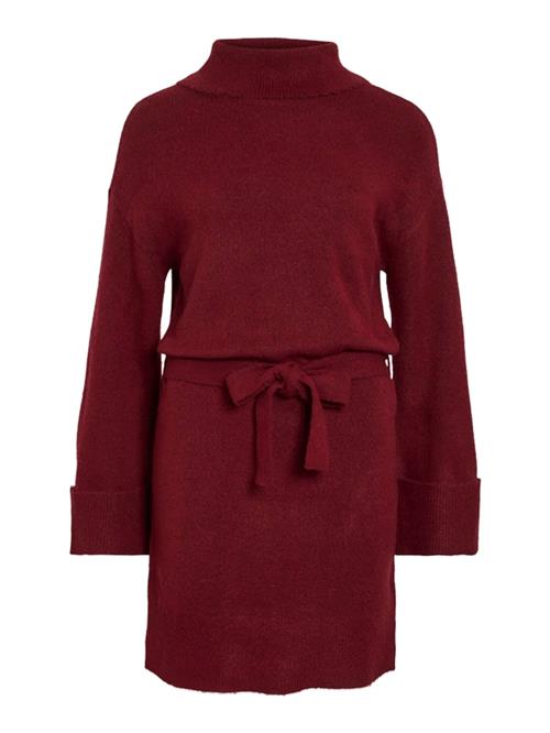 VILA Strikkjole 'VlVirolfie'  vinrød