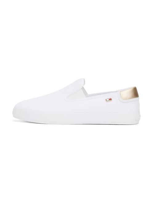 TOMMY HILFIGER Slip On  guld / hvid