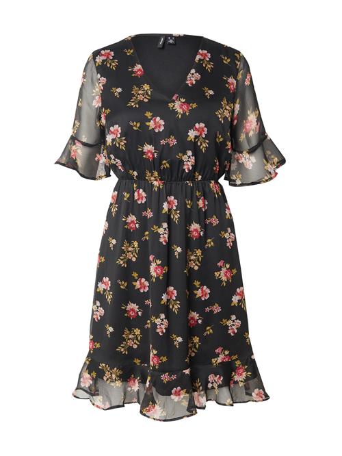 VERO MODA Sommerkjole 'VMSMILLA'  oliven / gammelrosa / mørkerød / sort