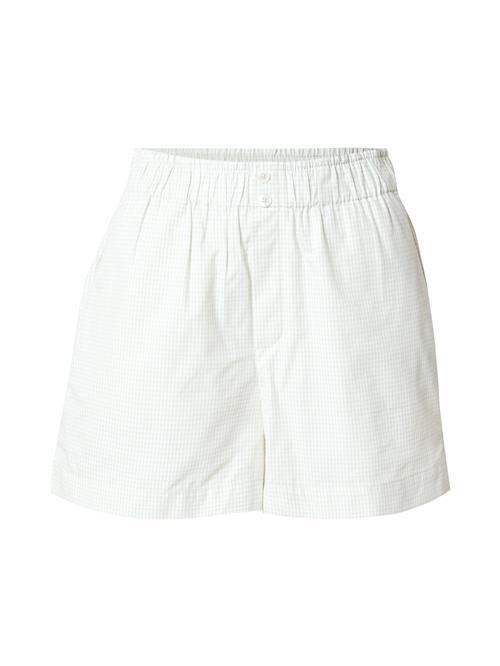 ONLY Bukser 'ONLFILUCCA'  pastelgrøn / hvid