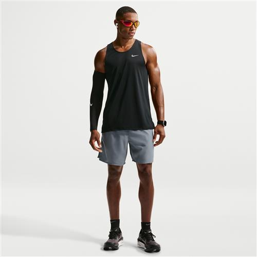 Nike Challenger Dri-FIT 7-løbeshorts (18 cm) med indershorts til mænd - grå