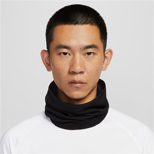 Nike Alpha-halsvarmer i fleece til mænd - sort