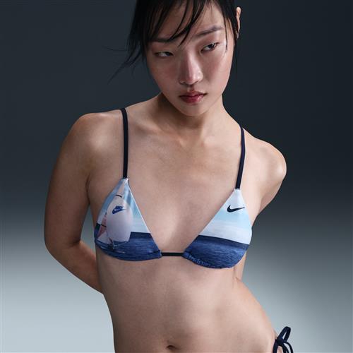 Trekantet Nike Swim Sailboat-bikinitop til kvinder - multifarvet
