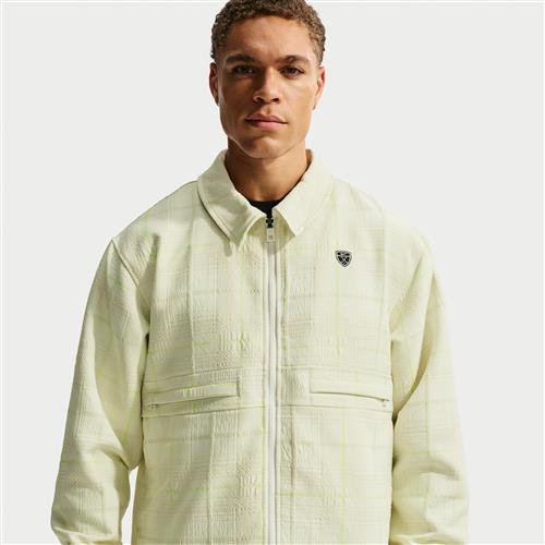 Nike Tartan løs golfjakke til mænd - hvid