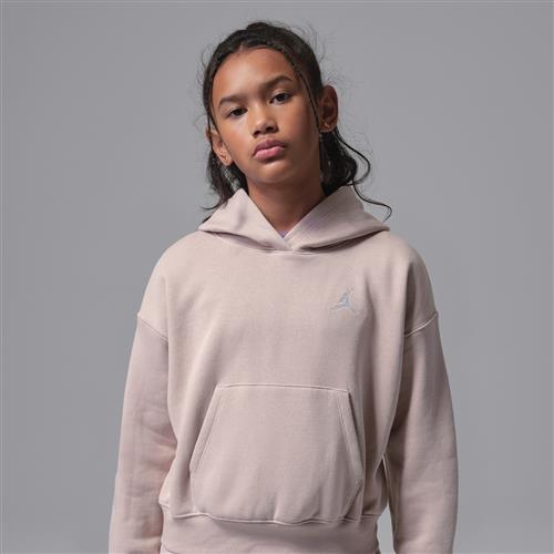 Jordan Brooklyn Fleece-hættetrøje til større børn - Pink