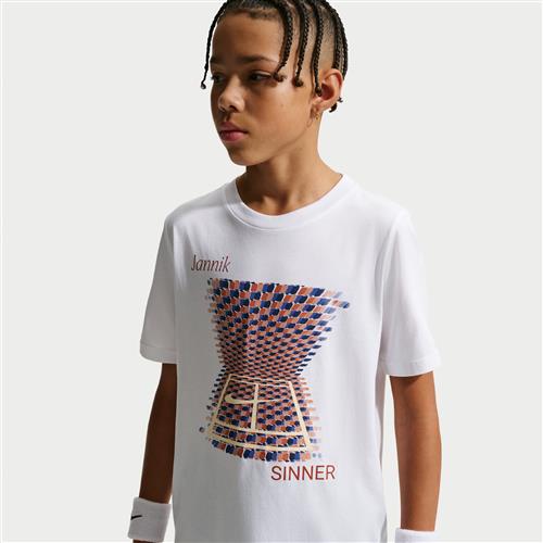 Jannik Sinner Nike Tennis T-shirt - hvid