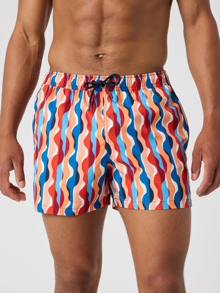 Björn Borg Borg Print Swim Shorts Blå, L