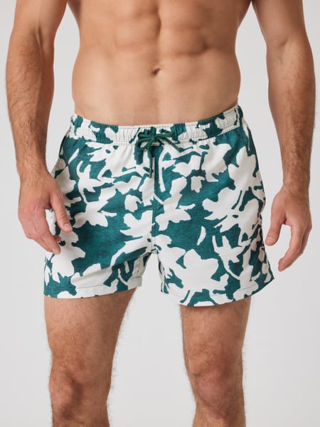Björn Borg Borg Print Swim Shorts Grøn, S