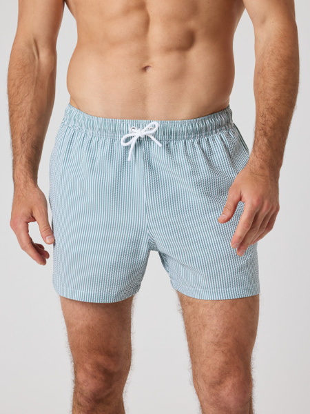 Björn Borg Borg Seersucker Swim Shorts Blå, M
