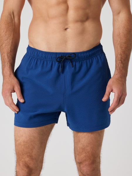 Björn Borg Borg Seersucker Swim Shorts Blå, S