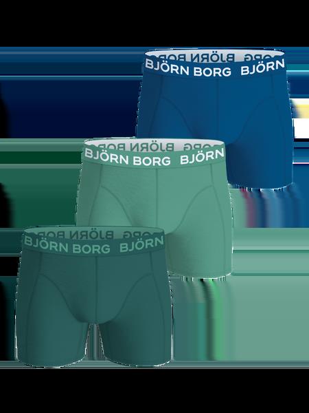 Björn Borg Cotton Stretch Boxers 3-pack Blå, XL