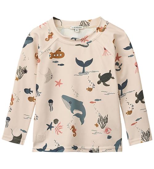 Liewood Badebluse - Noah - UV40+ - Sea Creature/Sandy