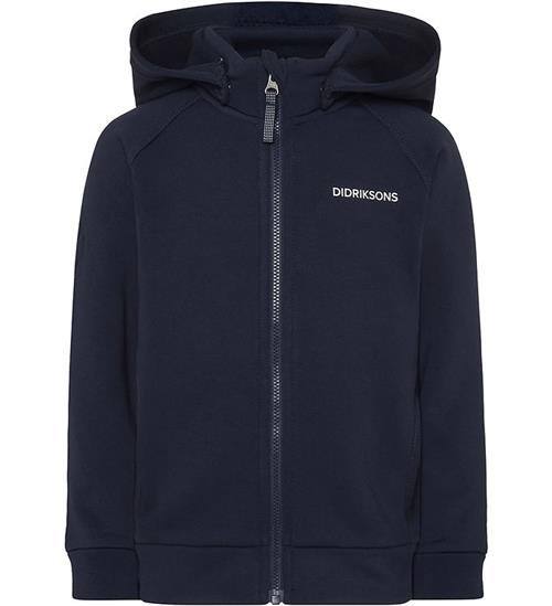 Didriksons Cardigan m. Fleece - Siljan - Navy