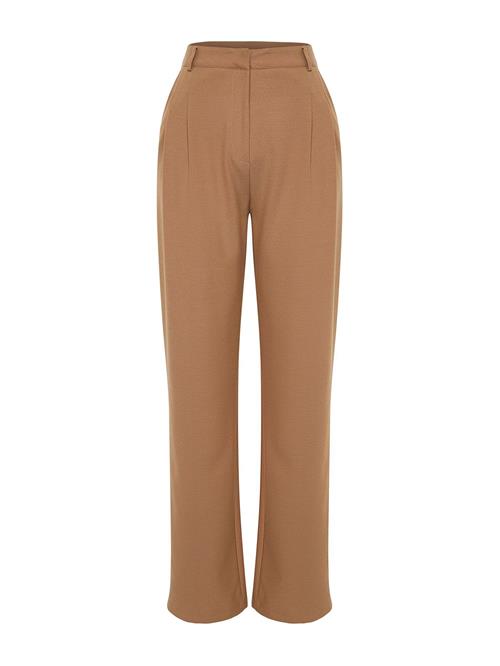 Trendyol Bukser med fals  karamel