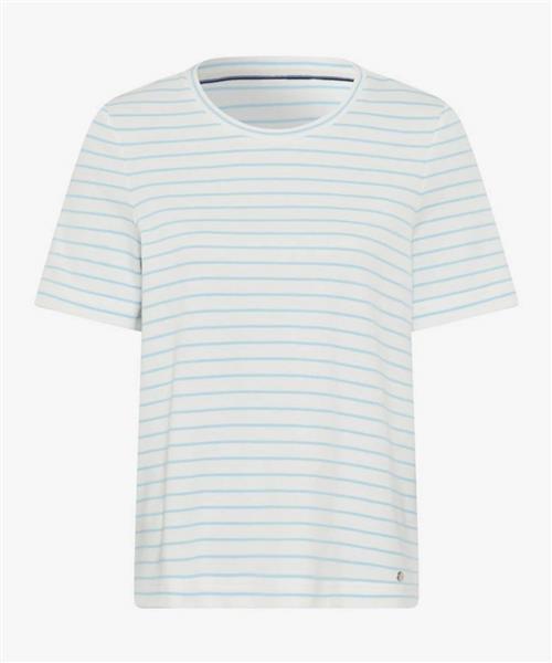 BRAX Shirts 'Cira'  lyseblå / hvid