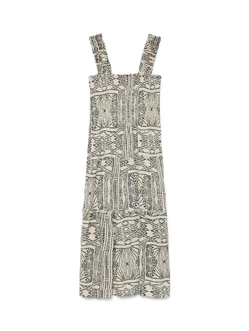 VERO MODA Kjole 'VMMenny'  beige / sort