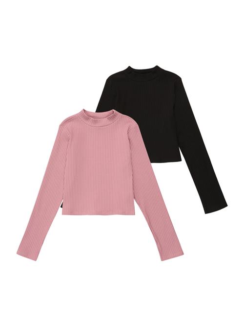 ABOUT YOU Bluser & t-shirts 'Greta'  lyserød / sort