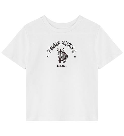 Fliink T-shirt - Sommer Zebra - Cloud Dancer